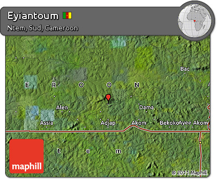 Satellite Map of Eyiantoum