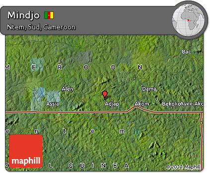 Satellite Map of Mindjo