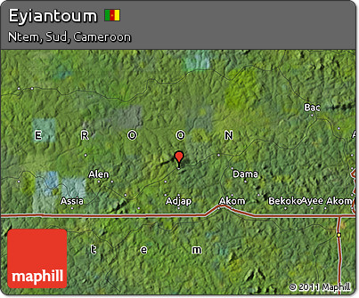 Satellite Map of Eyiantoum
