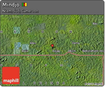 Satellite Map of Mindjo