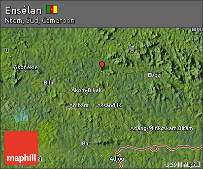 Satellite Map of Ensélan