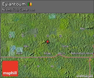 Satellite Map of Eyiantoum