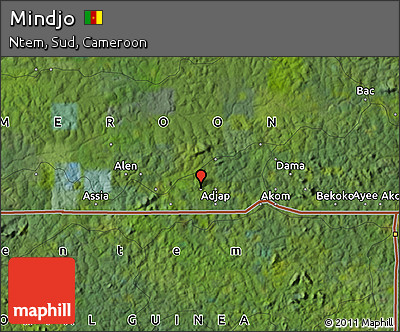 Satellite Map of Mindjo