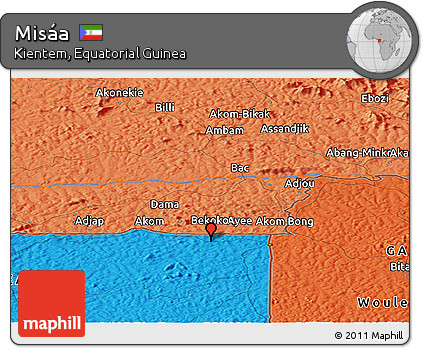 Political Panoramic Map of Misáa