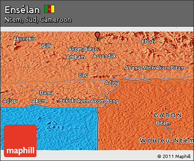 Political Panoramic Map of Ensélan
