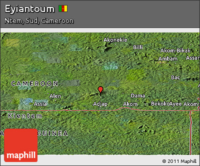 Satellite Panoramic Map of Eyiantoum