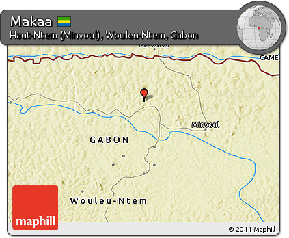 Physical 3D Map of Makaa