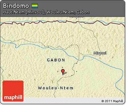 Physical 3D Map of Bindomo