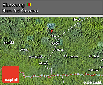 Satellite 3D Map of Ekowong