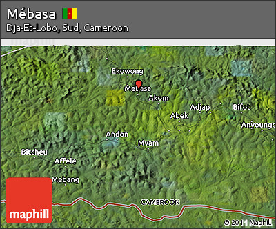 Satellite 3D Map of Mébasa