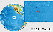 Physical Location Map of the area around 2° 16' 34" N, 123° 10' 30" W