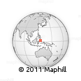 Outline Map of the Area around 2° 16' 34" N, 125° 52' 30" E, rectangular outline