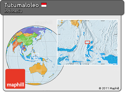 Political Location Map of Tutumaloleo