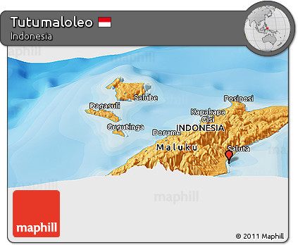 Political Panoramic Map of Tutumaloleo