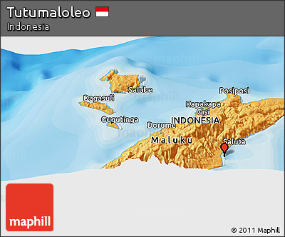 Political Panoramic Map of Tutumaloleo