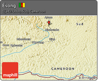 Physical 3D Map of Ésong