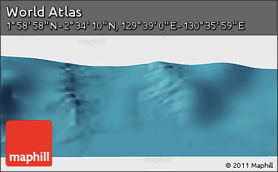 Satellite Panoramic Map of the Area around 2° 16' 34" N, 130° 7' 30" E