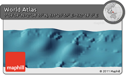 Satellite Panoramic Map of the Area around 2° 16' 34" N, 131° 49' 29" E