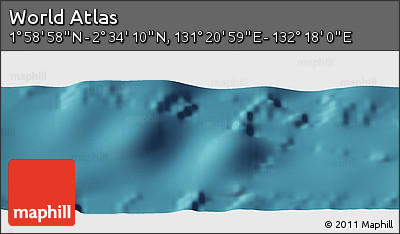 Satellite Panoramic Map of the Area around 2° 16' 34" N, 131° 49' 29" E