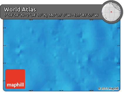 Physical Map of the Area around 2° 16' 34" N, 140° 10' 30" W