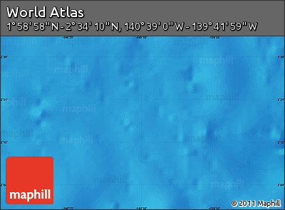 Physical Map of the Area around 2° 16' 34" N, 140° 10' 30" W