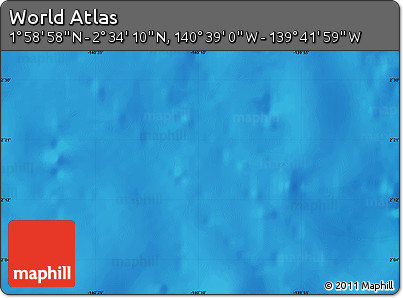 Physical Map of the Area around 2° 16' 34" N, 140° 10' 30" W