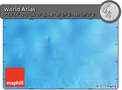 Physical Map of the Area around 2° 16' 34" N, 141° 10' 30" E