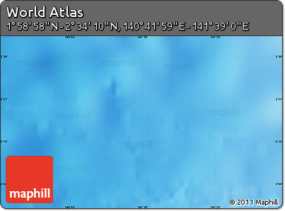 Physical Map of the Area around 2° 16' 34" N, 141° 10' 30" E