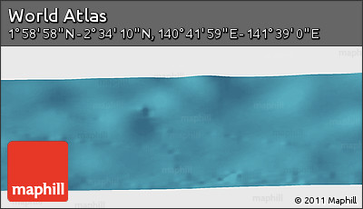 Satellite Panoramic Map of the Area around 2° 16' 34" N, 141° 10' 30" E