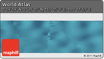 Satellite Panoramic Map of the Area around 2° 16' 34" N, 143° 43' 29" E
