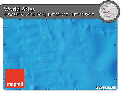 Physical Map of the Area around 2° 16' 34" N, 147° 7' 30" E