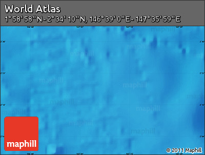 Physical Map of the Area around 2° 16' 34" N, 147° 7' 30" E
