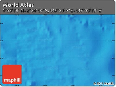 Physical Map of the Area around 2° 16' 34" N, 147° 7' 30" E