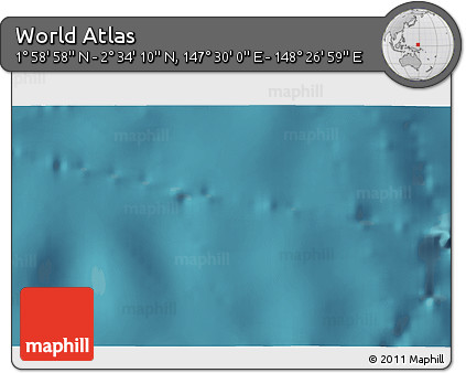 Satellite 3D Map of the Area around 2° 16' 34" N, 147° 58' 29" E