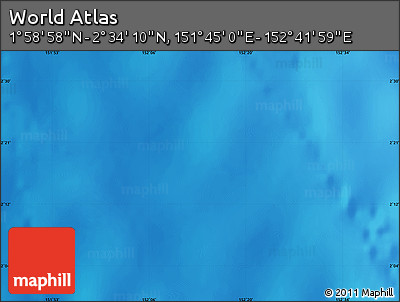 Physical Map of the Area around 2° 16' 34" N, 152° 13' 29" E