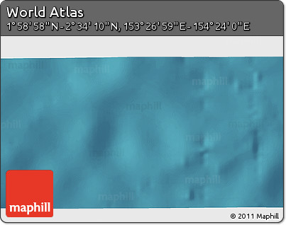 Satellite 3D Map of the Area around 2° 16' 34" N, 153° 55' 30" E