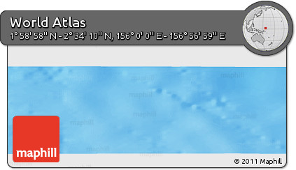 Physical Panoramic Map of the Area around 2° 16' 34" N, 156° 28' 29" E