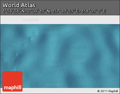 Satellite 3D Map of the Area around 2° 16' 34" N, 158° 10' 30" E