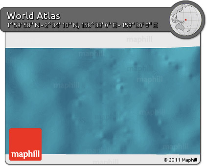 Satellite 3D Map of the Area around 2° 16' 34" N, 159° 1' 30" E
