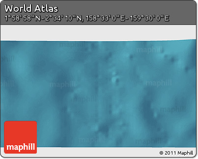 Satellite 3D Map of the Area around 2° 16' 34" N, 159° 1' 30" E