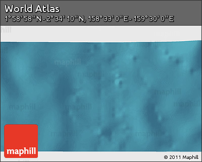 Satellite 3D Map of the Area around 2° 16' 34" N, 159° 1' 30" E