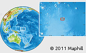Physical Location Map of the area around 2° 16' 34" N, 159° 1' 30" E