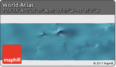 Satellite Panoramic Map of the Area around 2° 16' 34" N, 15° 13' 29" W