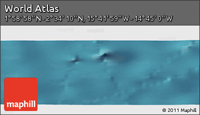 Satellite Panoramic Map of the Area around 2° 16' 34" N, 15° 13' 29" W