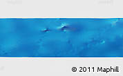 Shaded Relief Panoramic Map of the area around 2° 16' 34" N, 15° 13' 29" W