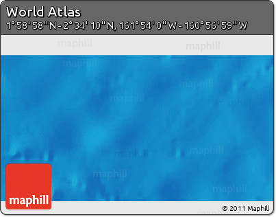 Physical 3D Map of the Area around 2° 16' 34" N, 161° 25' 30" W