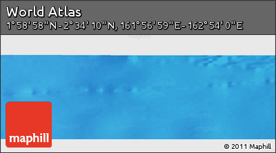 Physical Panoramic Map of the Area around 2° 16' 34" N, 162° 25' 30" E