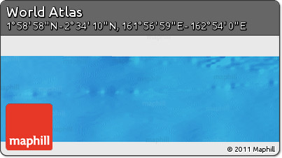 Physical Panoramic Map of the Area around 2° 16' 34" N, 162° 25' 30" E