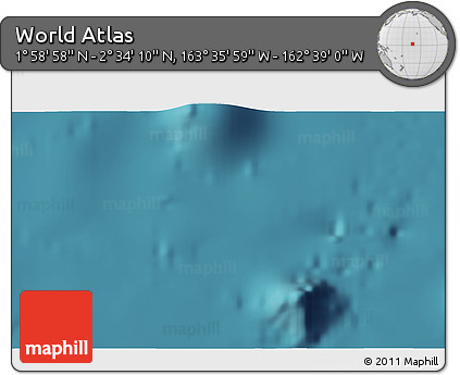 Satellite 3D Map of the Area around 2° 16' 34" N, 163° 7' 30" W