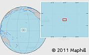 Gray Location Map of the area around 2° 16' 34" N, 163° 58' 29" W